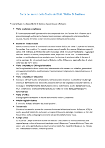 Carta dei servizi dello Studio del Dott. Walter Di Bastiano Presso lo