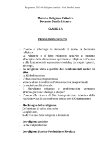 Religione - Liceo Scientifico Pitagora | Selargius