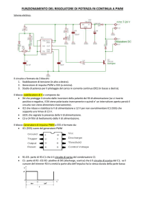 funzionamento del regolatore di potenza in continua
