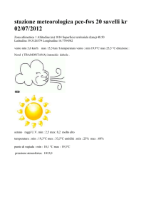 stazione meteorologica pce