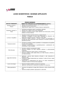 Fisica liceo scientifico e scienze applicate