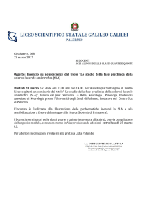 incontro SLA - Liceo Galilei