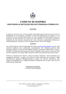 avviso riutilizzo - Comune di Sospiro