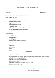 PROGRAMMA DI ELETTRONICA