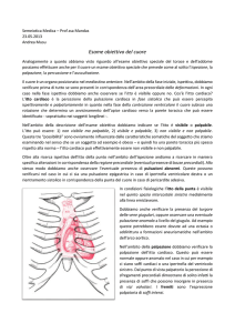 Esame obiettivo del cuore