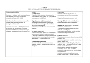 TRAGUARDI PER LO SVILUPPO DELLE