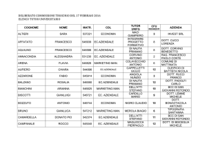 DELIBERATO COMMISSIONE TIROCINIO DEL 17 FEBBRAIO 2016