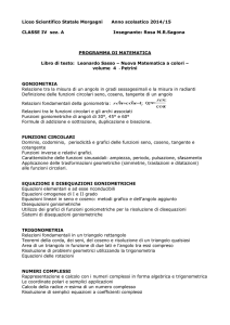 matematica - Liceo Morgagni
