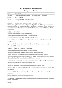 Chimica Organica, Bio-Organica, Delle Fermentazioni e Laboratorio