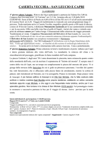 programma CASERTA VECCHIA - SAN LEUCIO E