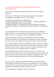 “prostituzione” maschile omosessuale