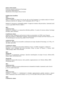Visualizza curriculum - Dipartimento di Sociologia e Ricerca Sociale