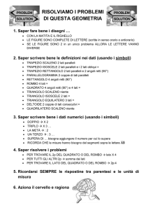 Come si risolve un problema di geometria