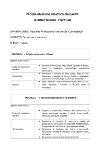 Contenuti disciplinari specifici - Home