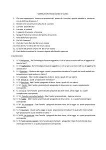 VERIFICA SCRITTA DI LATINO IV C 2013 Che cosa rappresenta