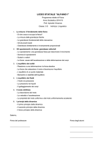 La misura: il fondamento della fisica