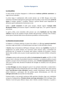 La Gran Bretagna nel primo dopoguerra perse il suo primato