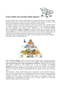 Cosa metto nel carrello della spesa