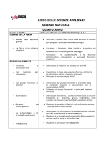 scienze naturali - Liceo Majorana Latina