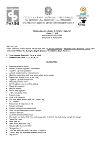 Programma di Inglese