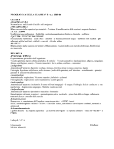 scienze - Liceo Sandro Pertini