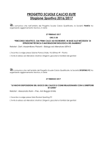 PROGETTO SCUOLE CALCIO ELITE
