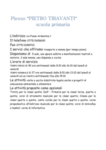 Descrizione completa plesso Pietro Tiravanti