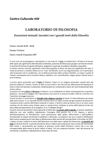 Escursioni testuali: incontri con i grandi testi della filosofia
