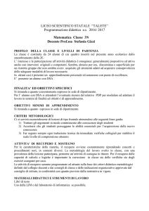Programmazione didattica as 2016/ 2017