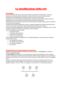 La classificazione delle reti