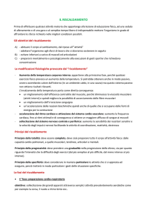 Il riscaldamento