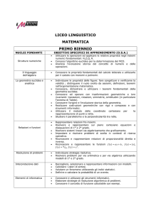 Matematica liceo linguistico