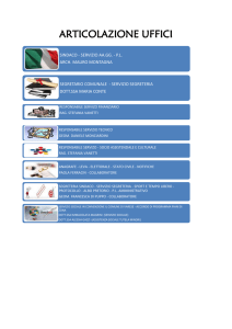 articolazione degli uffici
