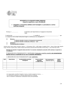 Acquisto superiore a 40000 - Unifi-DIEF