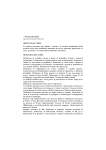 Processi stocastici