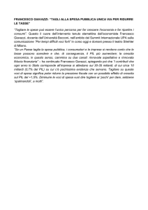 Intervento di Francesco Giavazzi ()