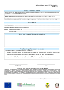 Scarica Modulo Richiesta Sperimentazione Gratuita formato DOC