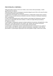 psicoterapia corporea - Psicologhe di Famiglia