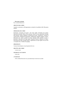 Meccanica razionale
