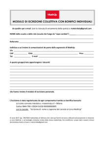 modulo di iscrizione collettiva con bonifici individuali