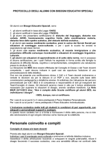 BES-Protocollo inclusione