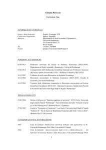 Curriculum - dipartimento studi aziendali e quantitativi