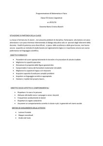 programmazione matematica e fisica 5°d