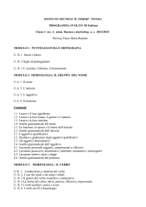 ISTITUTO TECNICO “E. FERMI” TIVOLI PROGRAMMA SVOLTO DI