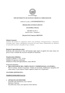 UNIVERSITA* degli STUDI di FOGGIA