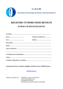 Registro dei tumori ossei benigni