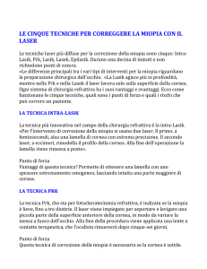 la tecnica intra-lasik - Centro di Diagnostica Oculare