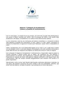Abstract “Il Negozio di Arredamento” Collana Le Bussole di