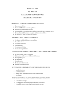 Relazioni intern. V C RIM