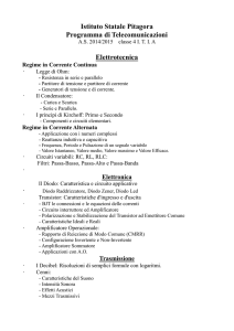Regime in Corrente Alternata - Istituto Superiore Statale “PITAGORA”